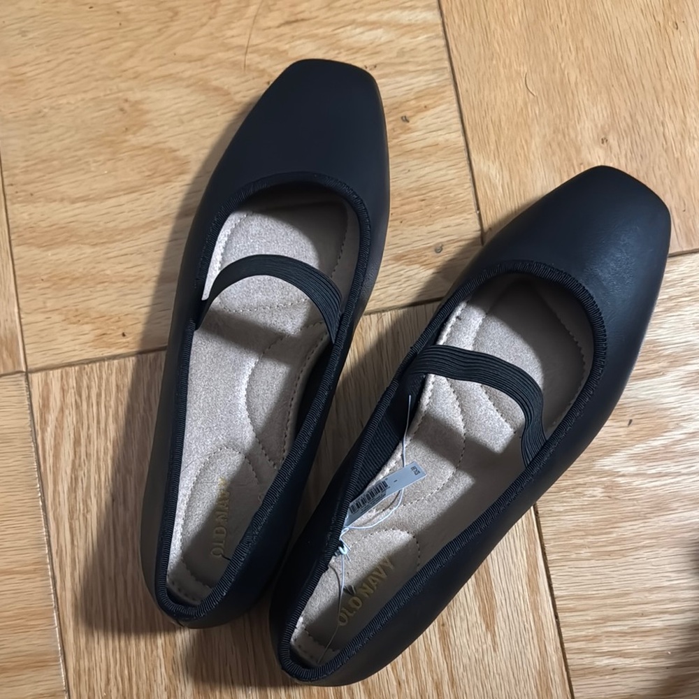 Old Navy Black Classic Loafers